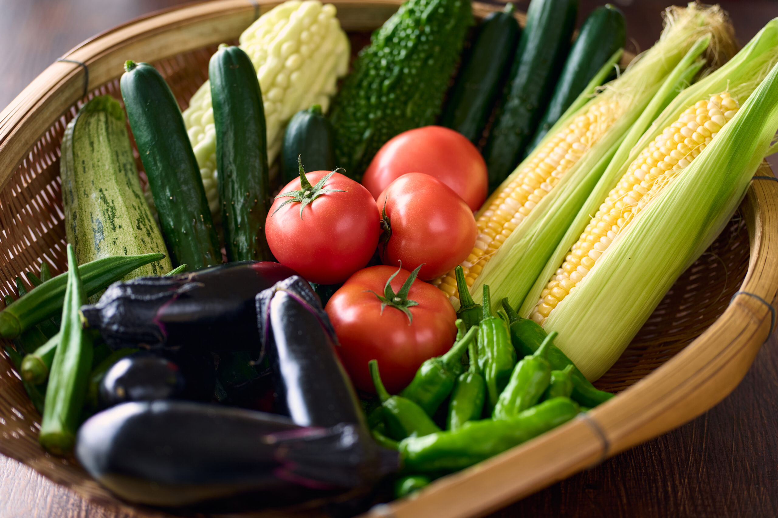 太陽を浴びて輝く、夏の力強さ